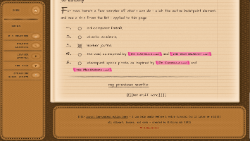 a screenshot of the bottom part of the Leather Journal website skin